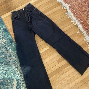 Zara Black Wide Leg Jeans